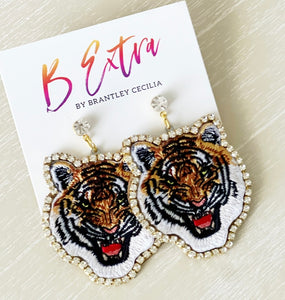 Tiger earrings