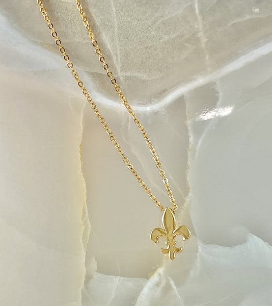 Fleur-de-lis necklace