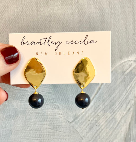Darcy Navy earrings