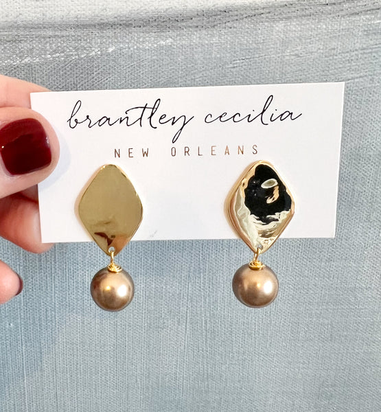 Darcy Mocha earrings