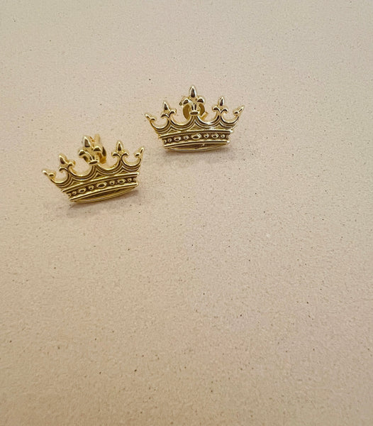 Queen Crown post earrings