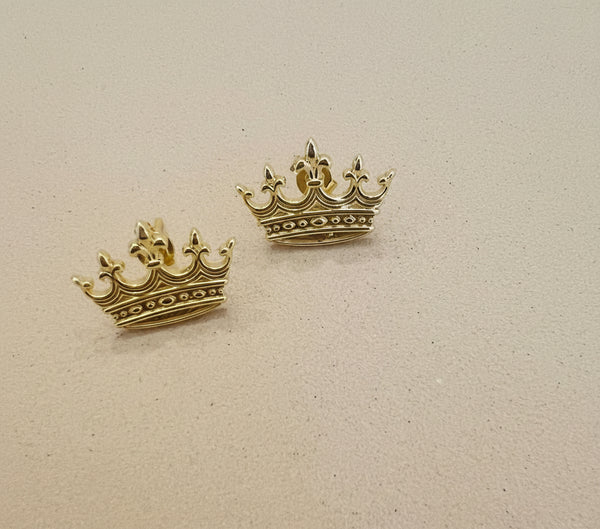 Queen Crown post earrings