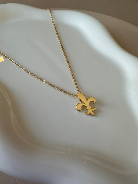 Fleur-de-lis necklace
